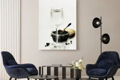 Obraz: Czarny kawior i wódka