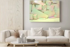 Obraz: 3d geometryczne ściany