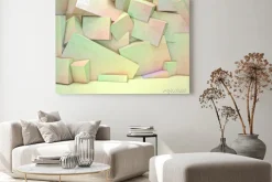 Obraz: 3d geometryczne ściany