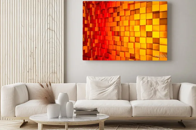 Obraz: 3d geometryczne tle