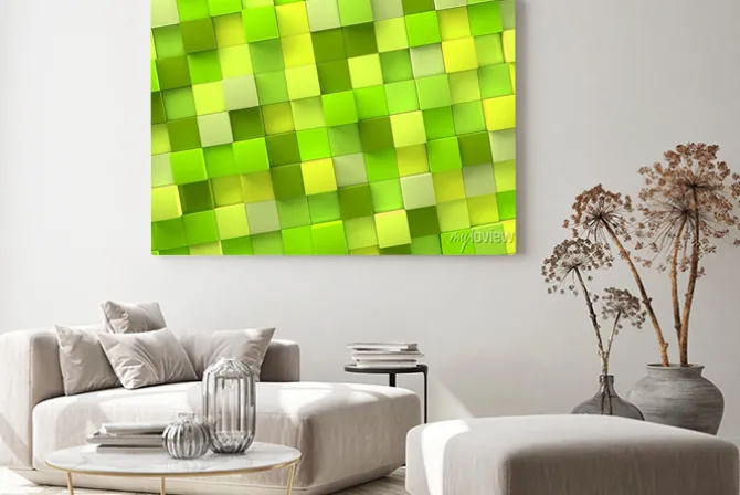 Obraz: 3d kostki tle