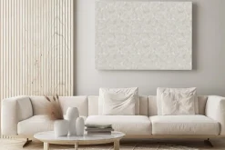 Obraz: Delikatne liście palm na jasnym tle