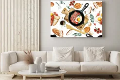 Obraz: Deseń w śniadaniowy wzór