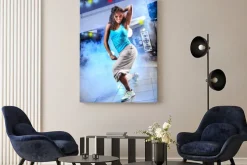 Obraz: Dziewczyna aerobik