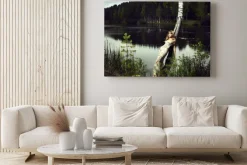 Obraz: Dziewczyna i rzeki