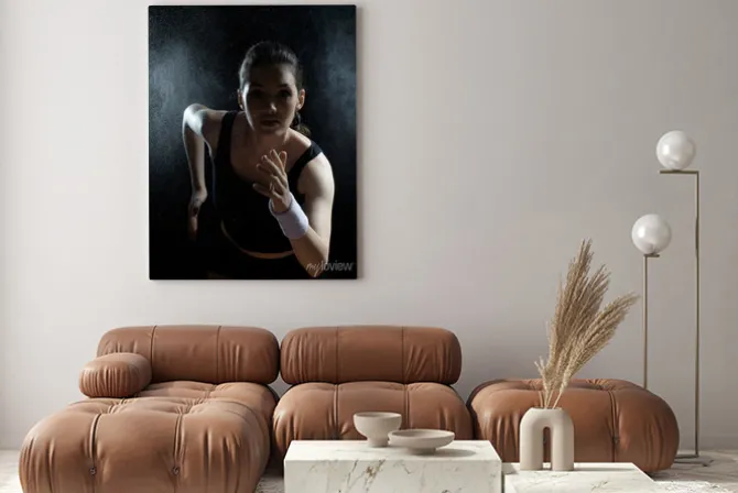 Obraz: Dziewczyna w sporcie