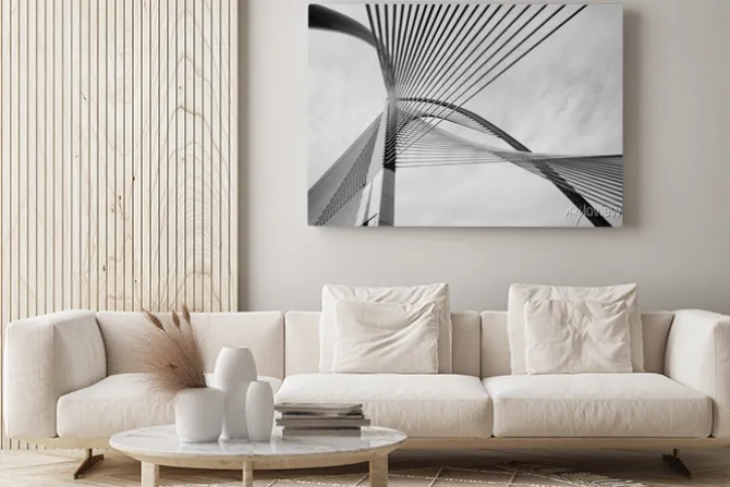 Obraz: Element nowoczesnego mostu