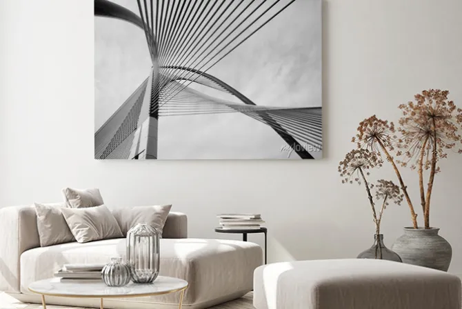 Obraz: Element nowoczesnego mostu