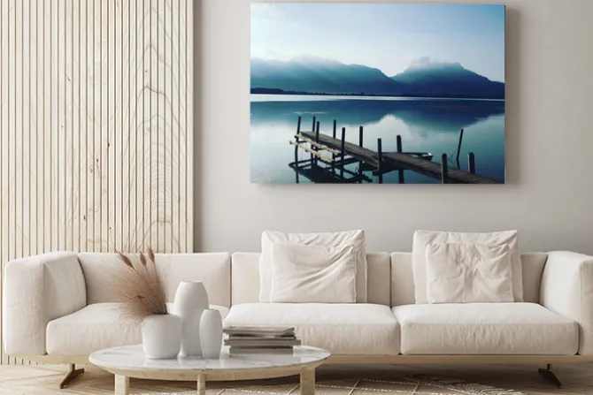 Obraz: Forrgensee herbst füssen allgäu bayern