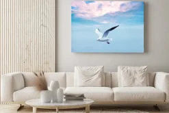 Obraz: Frajer rosnących przed chmurami niebo