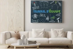 Obraz: Francuska grafika o pracy zespołowej