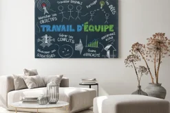 Obraz: Francuska grafika o pracy zespołowej