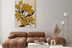 Obraz: Gałązka magnolii w stylu boho