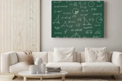 Obraz: Hand drawn math symbols icon in flat style. mathematics formula