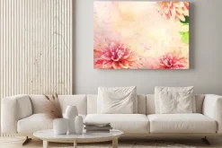 Obraz: Ilustracja akwarela kwiatowy motyw