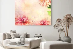 Obraz: Ilustracja akwarela kwiatowy motyw