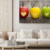 Obraz: Jabłka z wygrawerowanym sercem