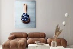 Obraz: Jagody na drewnianą łyżką