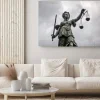 Obraz: Justitia statua w frankfurcie nad menem