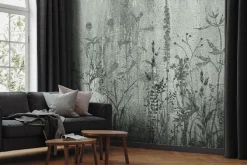 Obraz: Łąka dzikich kwiatów na betonie