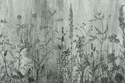 Obraz: Łąka dzikich kwiatów na betonie