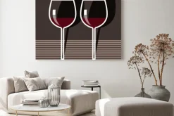 Obraz: Kieliszki do wina