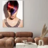 Obraz: Kobieta o fantazyjnej fryzurze