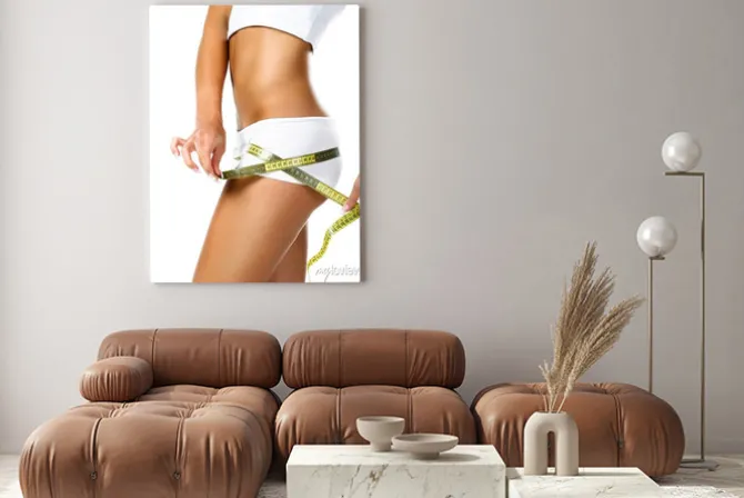 Obraz: Kobieta pomiaru doskonały kształt piękne biodra