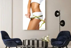 Obraz: Kobieta pomiaru doskonały kształt piękne biodra