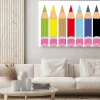 Obraz: Kolorowe kredki dla dzieci