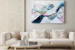 Obraz: Kolorowe linie kształty figury abstrakcyjne