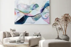 Obraz: Kolorowe linie kształty figury abstrakcyjne