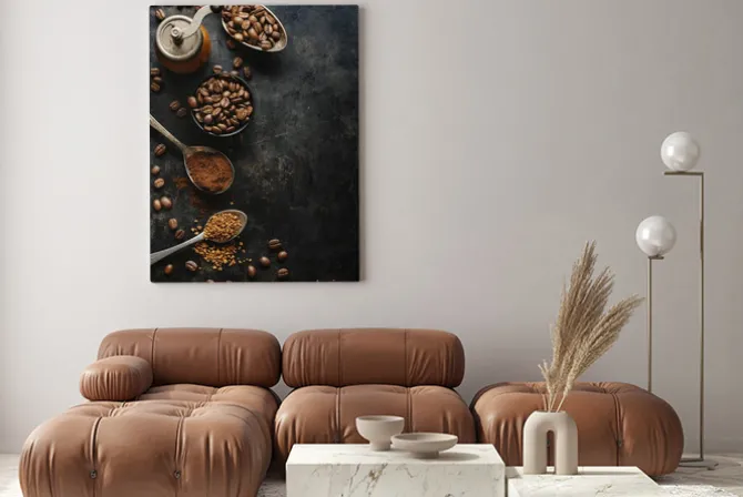 Obraz: Kompozycja z ziaren kawy