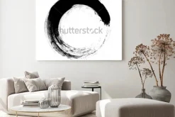 Obraz: Koło pędzla. szablon projektu logo wektor. twirl grunge kształty.