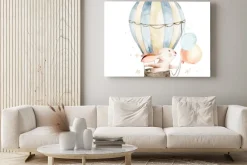 Obraz: Królik w balonie dla dzieci