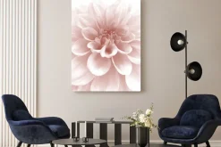 Obraz: Kwiat dalia w pastelowych kolorach