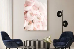 Obraz: Kwiaty jaskry w pastelowych kolorach delikatna kompozycja