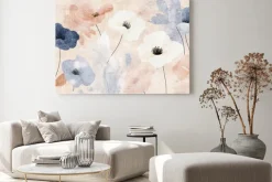 Obraz: Kwiaty polne w pastelowych barwach