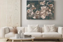 Obraz: Kwiaty w stylu glamour loft