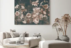 Obraz: Kwiaty w stylu glamour loft