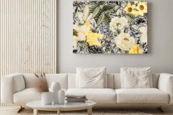 Obraz: Lato bezszwowy kwiecisty wzór. vintage kwiaty art. kwiaty róż,