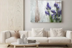 Obraz: Lawenda na starych deskach