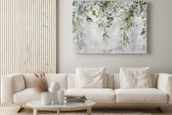 Obraz: Liście zwisające z góry na batonie