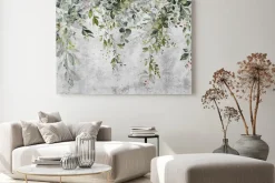 Obraz: Liście zwisające z góry na batonie