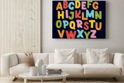 Obraz: Śliczna ręka rysujący abecadło robić w wektorze. doodle liter