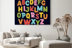 Obraz: Śliczna ręka rysujący abecadło robić w wektorze. doodle liter