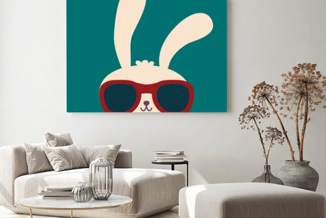 Obraz: Śliczne rabbit - plik vector eps10