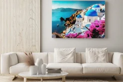 Obraz: Malowniczy krajobraz santorini