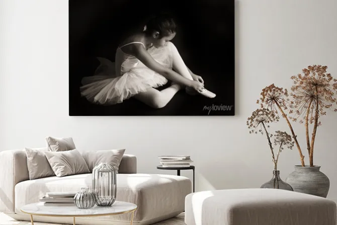 Obraz: Mały tancerz baletowy