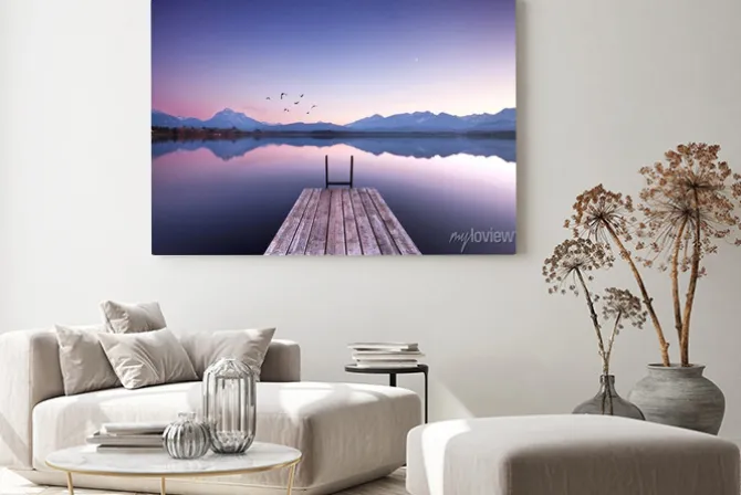 Obraz: Morgens am see